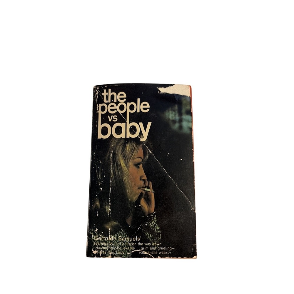 Avon Books The People vs Baby Gertrude Samuels Vintage Paperback 1971 Pulp Fair
